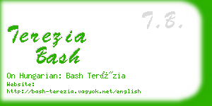 terezia bash business card